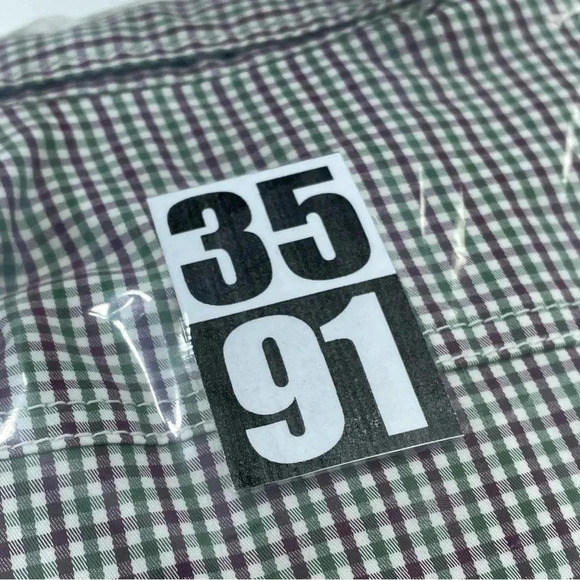 Lands End Dress size 6 shirt button down gingham 3591 - Picture 7 of 7